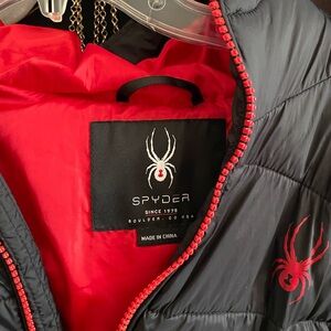 Spider Puffer Jacket Size 14-16